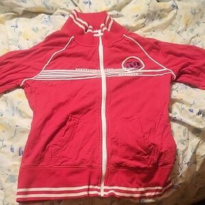 Arizona Jean Company Red Zip-Up Jacket